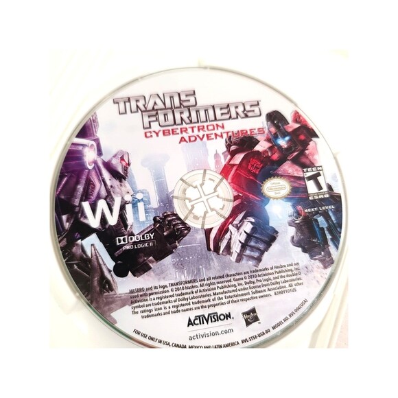 Transformers: Cybertron Adventures (Nintendo Wii, 2010) No Manual - Picture 3 of 5